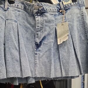 Denim Mini Skirt